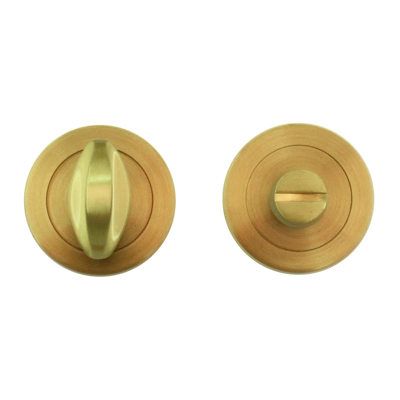 Hdd Pro WC Garnituur Rond Draairozas Mat Messing Gepolijst Hdd Pro WC Garnituur Rond Draairozas Mat Messing Gepolijst