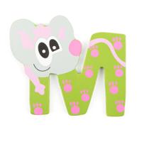 Small Foot alfabet Dieren letter M hout 8 cm - thumbnail