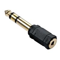LINDY 35620 Lindy - Audio-Adapter - Stereo-Stecker (M) bis Stereo Mini-Klinkenstecker (W) Jackplug Audio Adapter [1x Jackplug male 6,3 mm - 1x Jackplug female - thumbnail