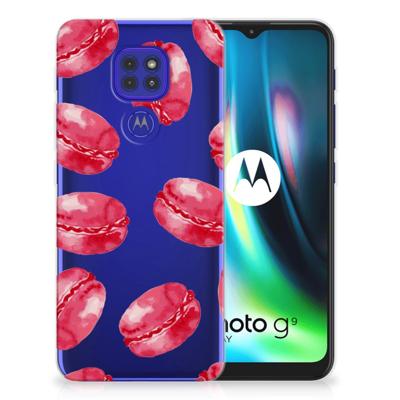 Motorola Moto G9 Play | E7 Plus | Siliconen Case | Pink Macarons Motorola Moto G9 Play | E7 Plus | Siliconen Case | Pink Macarons