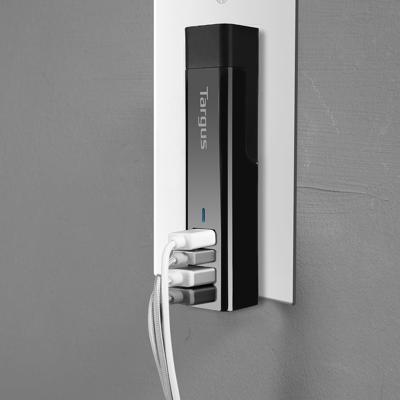 4-Way USB Fast Charger - Netspanningsadapter - 4.8 A - 4 uitgangsaansluitingen (USB) - zwart 4-Way USB Fast Charger - Netspanningsadapter - 4.8 A - 4 uitgangsaansluitingen (USB) - zwart