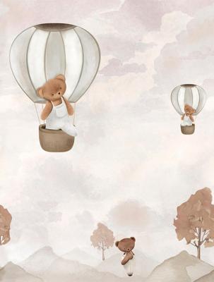 Dutch Cute Walls- Balloon Buddies 212x280cm - CW6135-2