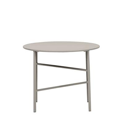 Mila metalen tuin salontafel grijs - Ø 50 cm
