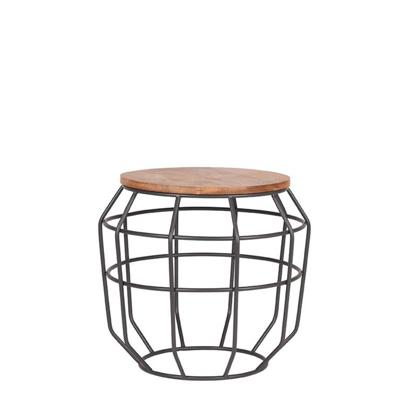 LABEL51 bijzettafel 'Pixel' 50 cm, kleur Grijs