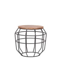 LABEL51 bijzettafel 'Pixel' 50 cm, kleur Grijs - thumbnail