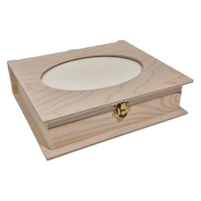 Playwood Houten kist boekvorm met fotolijst