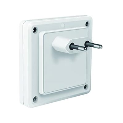 LogiLink LED013 LED013 LED-nachtlamp met schemerschakelaar Vierkant LED Warmwit Wit