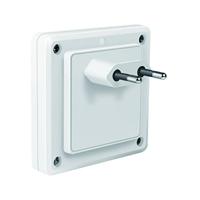 LogiLink LED013 LED013 LED-nachtlamp met schemerschakelaar Vierkant LED Warmwit Wit - thumbnail