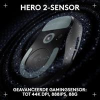 Logitech G PRO X SUPERLIGHT 2 DEX Zwart Draadloze Gaming muis - thumbnail