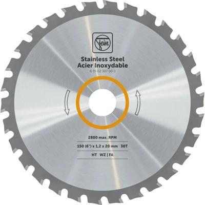 Fein Cirkelzaagblad voor RVS | Premium | Ø 150mm Asgat 20mm 30T - 63502307000