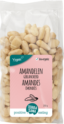 Amandelen wit bio 250 Gram Amandelen wit bio 250 Gram