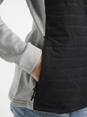 Craft 1912225 ADV Unify Hybrid Jacket W - Grey Melange/Black - L Craft 1912225 ADV Unify Hybrid Jacket W - Grey Melange/Black - L