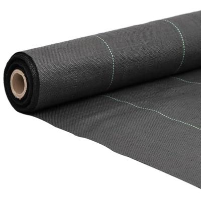 Worteldoek 4x50 m polypropeen zwart - thumbnail