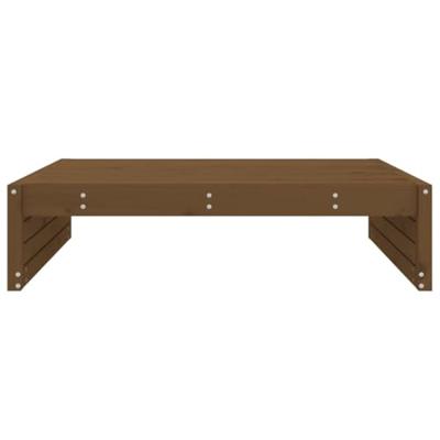 Tuinvoetenbank 120x80 cm massief grenenhout honingbruin