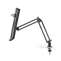 Nedis ERGOCH300BK Ergonomische Documenthouder Draai- En Kantelbaar Bureaubevestiging Zwart - thumbnail