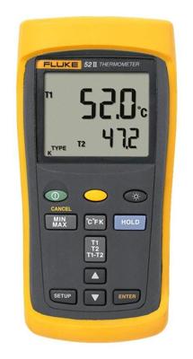 Fluke 52 II Temperatuurmeter -250 - +1372 °C Sensortype J, K, T, E