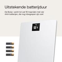 Withings Body Analyse-personenweegschaal Digitaal Weegbereik (max.): 180 kg Wit Met Bluetooth, Weerinformatie - thumbnail