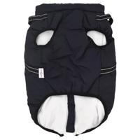 Hondenjas met harnas waterdicht reflecterend marineblauw 6XL - thumbnail