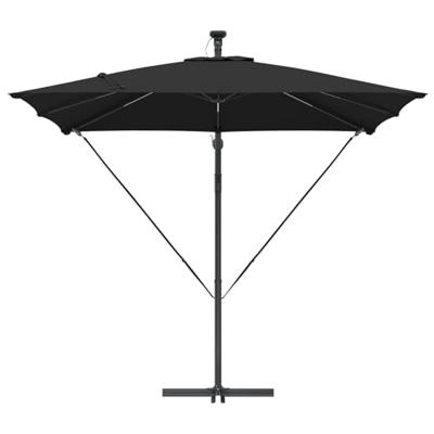 Cantilever Banana Parasol Zwart 249 x 249 x 250 cm