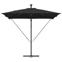 Cantilever Banana Parasol Zwart 249 x 249 x 250 cm - thumbnail