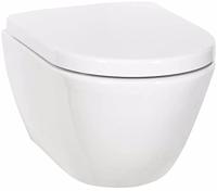 Saqu Poma compact hangtoilet 36x50x33,5cm glans wit - thumbnail