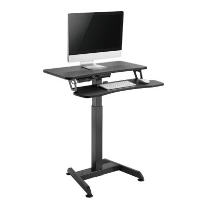 LogiLink Statafel EO0014 Zwart EO0014 Kleur tafelblad: Zwart Elektrisch in hoogte verstelbaar, Ergonomisch, Toetsenbordplateau (uittrekbaar) Hoogte (max.):