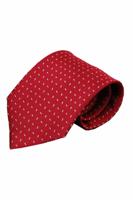 Alberto Vincelli Rode zijden stropdas Ferro 01 - thumbnail
