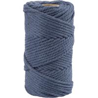 Creativ Company Macrame koord blauw, 55m - thumbnail