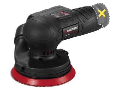 PARKSIDE PERFORMANCE Accu-excentrische schuurmachine of -vlakschuurmachine 12 V zonder accu en lader (Excentrische schuurmachine)