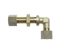 Gimeg Schotdoorvoer Haaks Messing - thumbnail