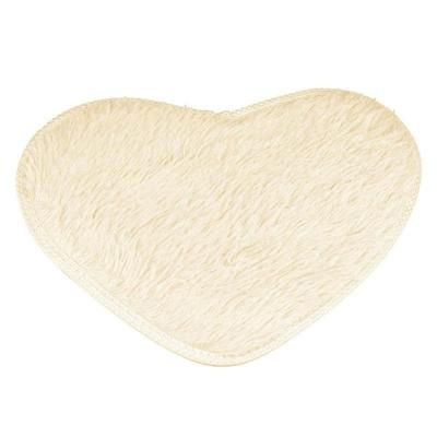 Hart vorm anti-slip bad Mats keuken tapijt Home Decoratie grootte: 50 * 60CM (beige) Hart vorm anti-slip bad Mats keuken tapijt Home Decoratie grootte: 50 * 60CM (beige)