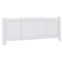 Radiatorombouw 205 cm MDF wit - thumbnail
