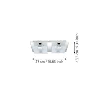Eglo Moderne plafondlampVicaro 2-lichts chroom - 93312 - thumbnail