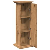 VidaXL Sokkel met opbergruimte 31x30x90 cm hout artisanaal eikenkleur - thumbnail