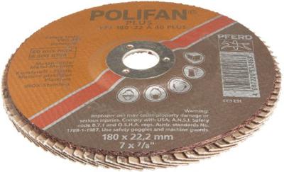 PFERD TOOLS 67644185 PFF 180 A 40 PSF STEELOX Lamellenschijf Diameter 180 mm Boordiameter 22.23 mm RVS, Staal 10 stuk(s) PFERD TOOLS 67644185 PFF 180 A 40 PSF STEELOX Lamellenschijf Diameter 180 mm Boordiameter 22.23 mm RVS, Staal 10 stuk(s)