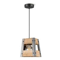 Light depot - hanglamp Barn - hout/burned metal - Outlet - thumbnail