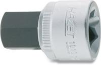 HAZET Dopsleutelbit 1010-22 · 3/4 inch (20 mm) vierkant hol · Binnen-zeskant-profiel · SW 22 mm - thumbnail