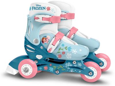 2-in-1 inline skates - Frozen - Meisjes - Blauw - Maat 27-30