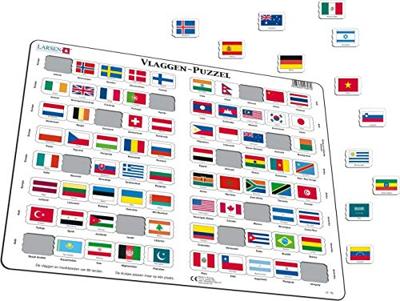 Selecta Larsen vlaggen van de wereld, 80st. Selecta Larsen vlaggen van de wereld, 80st.