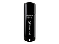 Transcend JetFlash® 350 USB-stick 16 GB Zwart TS16GJF350 USB-A 2.0 - thumbnail