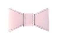 Sazzz vlinderstrik glamper classic leer lichtroze L voor halsband 3 cm - thumbnail
