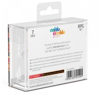 Oakie Doakie Dice RPG Set Metal Glow in the Dark - Golden Princess (7) Oakie Doakie Dice RPG Set Metal Glow in the Dark - Golden Princess (7)