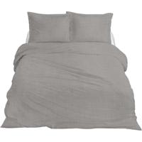 Ten Cate Premium Linnen Eenpersoons Dekbedovertrek 140x200/220 cm Cloudy Grey - thumbnail