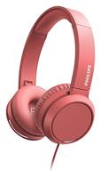 Philips H4105Rd/00 On-Ear-Koptelefoon Met Microfoon (Afstandsbediening In Snoer, Opvouwbaar Design, Schuine Aansluiting, Gewatteerde Hoofdband, Geluidsisolatie) Rood - 2020/2021 Model - thumbnail