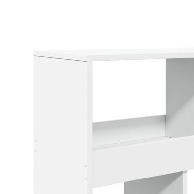 Kamerscherm 100x33x125,5 cm bewerkt hout wit
