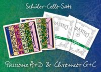 Pirastro 330020 Student Snarenset Cello, Passione A+D & Chromcor G-C - thumbnail