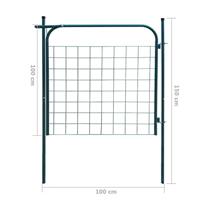 VidaXL Tuinpoort 100x100 cm antraciet - thumbnail