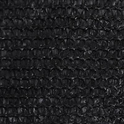 VidaXL Zonnezeil 160 g/m² 3x4,5 m hdpe zwart