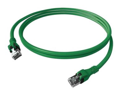 EasyLan DualBoot PushPull IP20 patchkabel, Cat.6A (Klasse EA), S/FTP, groen, 1 m EasyLan DualBoot PushPull IP20 patchkabel, Cat.6A (Klasse EA), S/FTP, groen, 1 m