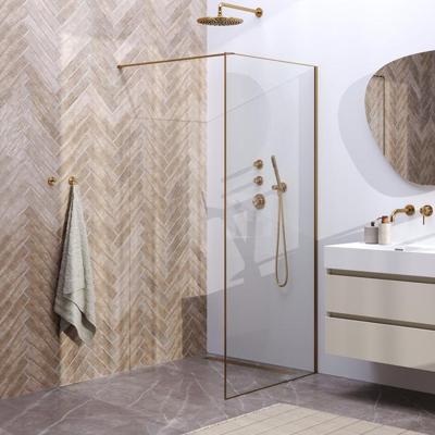 Inloopdouche Brauer Frame Set 1 Helder Glas 90x200 Met Muurprofiel En Lijst Rondom Goud Geborsteld Brauer Inloopdouche Brauer Frame Set 1 Helder Glas 90x200 Met Muurprofiel En Lijst Rondom Goud Geborsteld Brauer